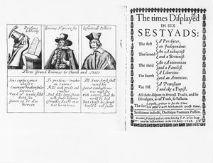 The Times Displayed in Six Sestyads, pubblicato nel 1646 da English School